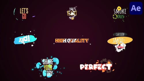 Títulos de humo para After Effects