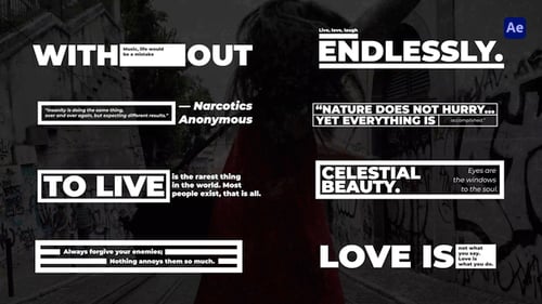 Clean and Glitchy Animated Lower Thirds for Video