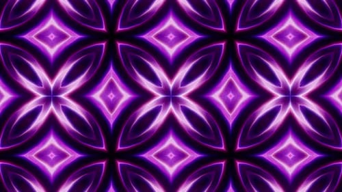 Purple Kaleidoscope Loop 4K 10