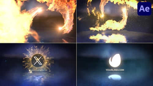 Fire Dance Logo for After Effects