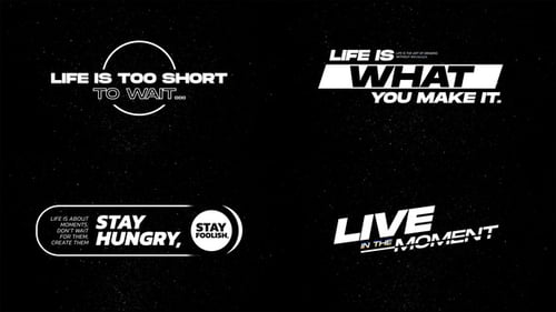 Stylish Title Animation RGB