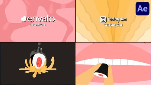 Sushi Intro Logo Pack for After Effects