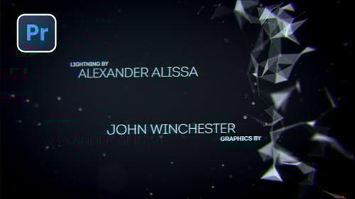 Dynamic Glitch Effect Opening Titles with Plexus Network