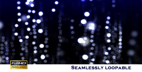 Futuristic Blue Glowing Particles Flowing Abstract Background