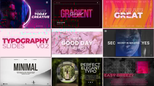 Typography Slides | MOGRT