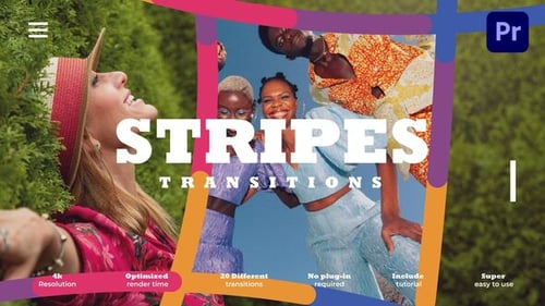 Colorful Splines Transitions