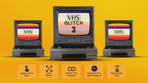 VHS Glitch 3 for Premiere Pro
