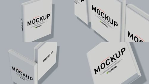 Clean Animated Book Cover Mockup Presentation