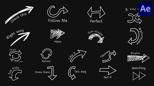 Arrows And Titles | After Effects