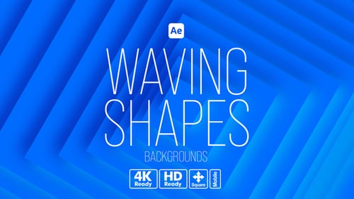 Waving Shapes Backgrounds