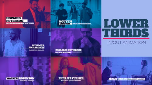 Modern Lower Thirds Pack for Professional Corporate Titles