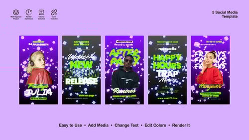 Summer Party Instagram Stories