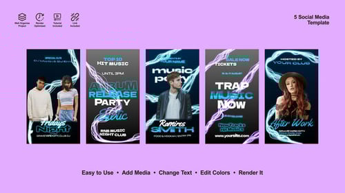 Night Party Instagram Stories