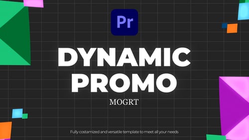 Dynamic Promo | Stylish Motion Graphics | MOGRT