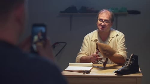 Craftsman and Student Make Tutorial Video. Stay Home