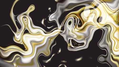 glossy wavy motion background. dark gradient liquid background animation.Vd 1667