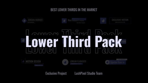 Name Tag | Logo Lower Third