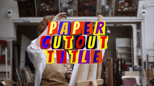 Paper Cutout Title