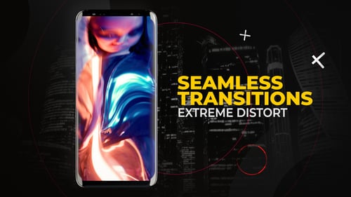Vertical Extreme Distort Transitions