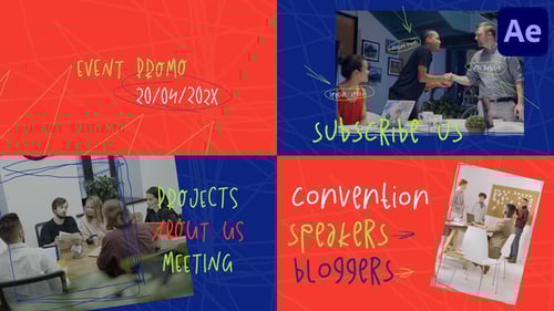 Scribble Event Promo for After Effects