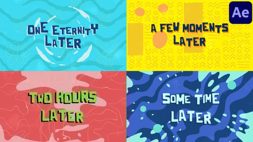 Some Time Later Scenes for After Effects