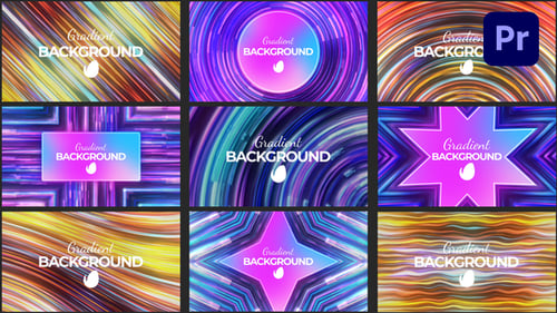 Lines Gradient Bakgrounds | MOGRT