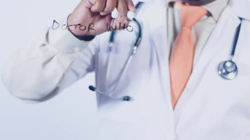 Doctor Writes Doctor Who On Surface