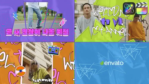 Colorful Urban Slides for FCPX