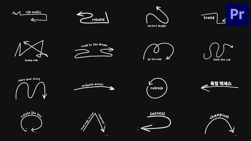 Arrows And Pointers With Titles for Premiere Pro