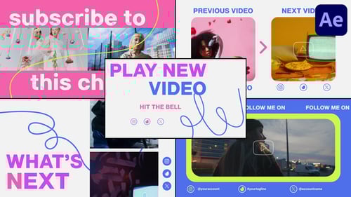 Stylish Youtube Slides | After Effects