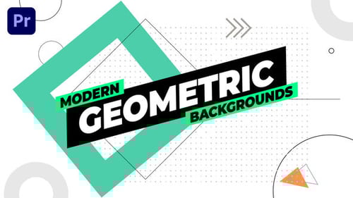 Dynamic Colorful Geometric Backgrounds and Overlays