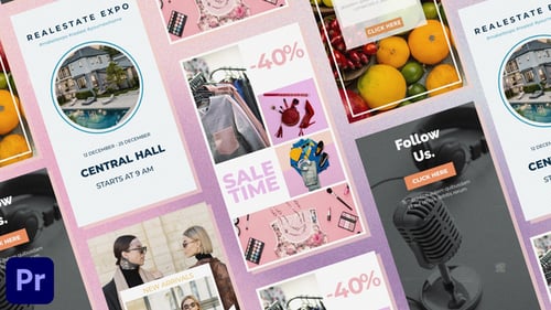 Simple Modern Vertical Instagram Post Stories