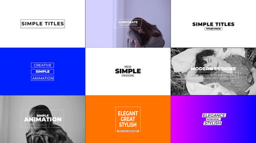 Simple Titles | MOGRT (PP)