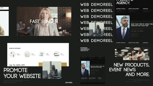 Modern Website Agency Promo Business Presentation