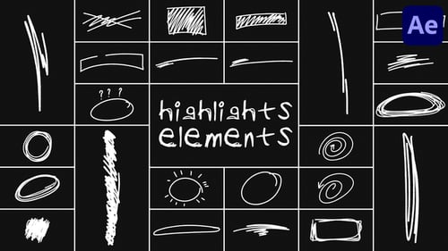 Highlights Elements for After Effects