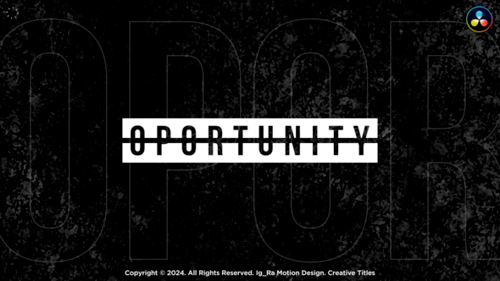 Modern Glitch Text Title Reveals