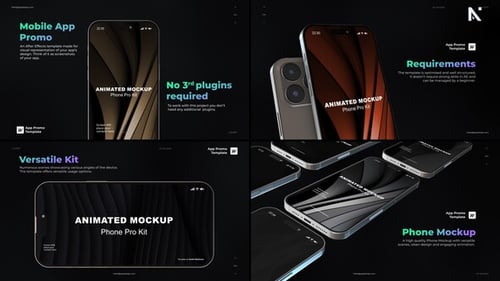 Mobile Phone App Mockup Kit