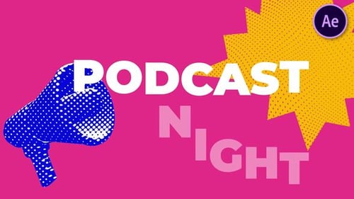 Halftone Intro For Podcast Show