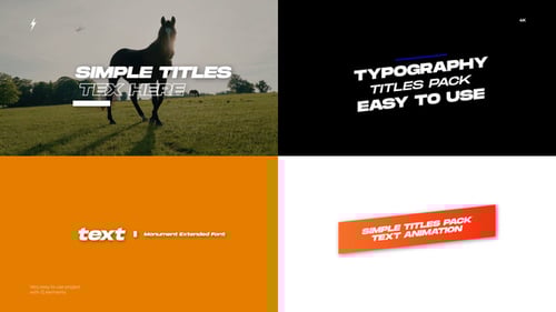 Dynamic Clean Animated Titles with Kinetic Typography