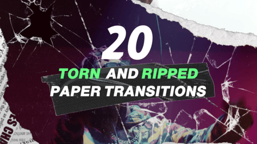 Turn and Ripped, Paper Transitions || MOGRT