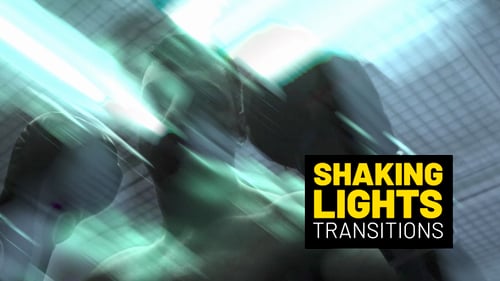 Shaking Lights Transitions | After Effects