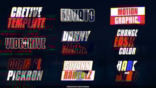 Minimal Modern Glitch