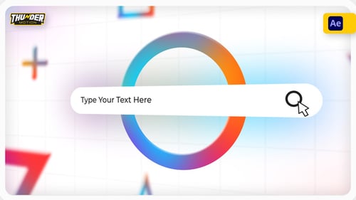 Trendy Search Logo Reveal