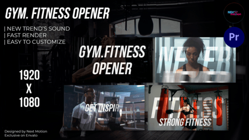 Gym Fitness Opener | MOGRT