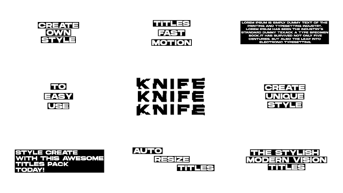 Modern Titles