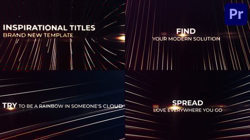 Inspirational Titles for Premiere Pro