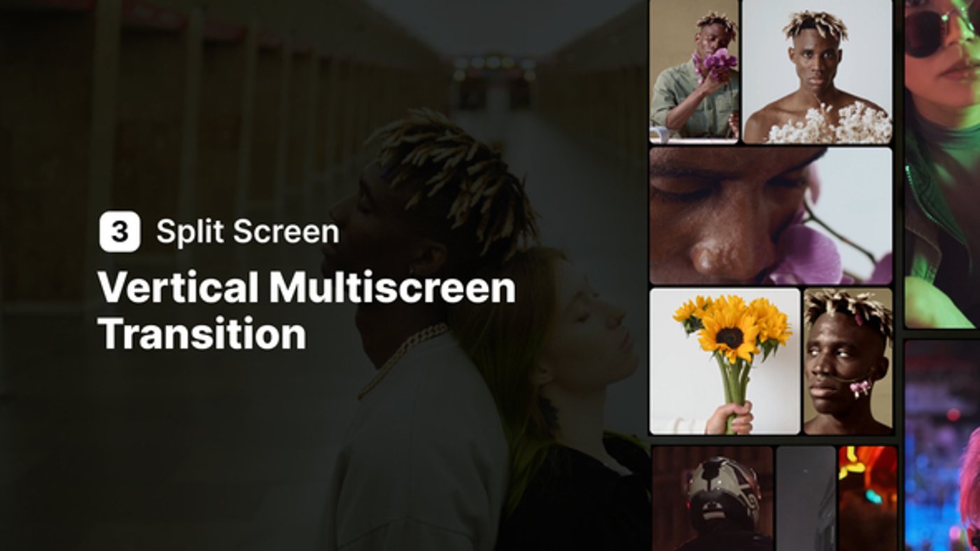 Vertical Multiscreen Transition - 3 Split Screen, Elements ft. 3 split ...