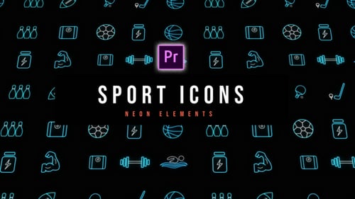 Sport Neon Icons