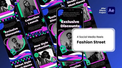 Social Media Reels - Fashion Street After Effect Templates