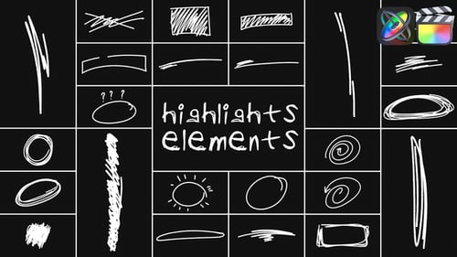 Animated Hand Drawn Highlight Marks & Underlines